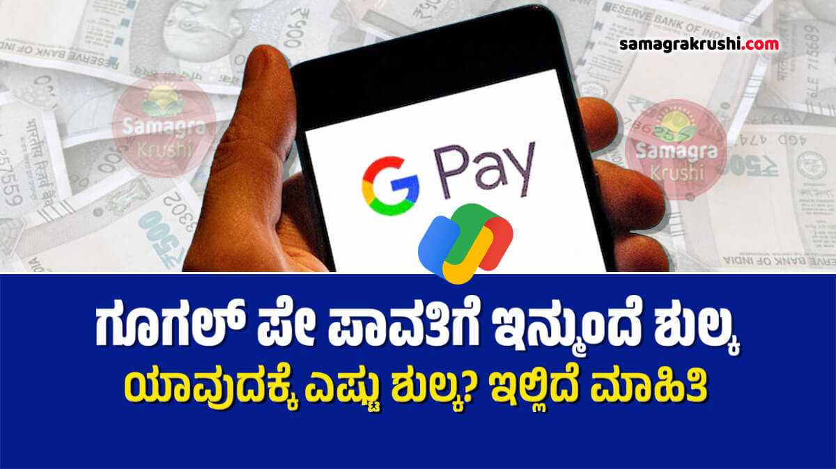 Google Pay-ಇನ್ಮುಂದೆ ಗೂಗಲ್ ಪೇ ಪಾವತಿಗೆ ಶುಲ್ಕ | ಯಾವುದಕ್ಕೆ ಎಷ್ಟು ಶುಲ್ಕ? ಇಲ್ಲಿದೆ ಮಾಹಿತಿ